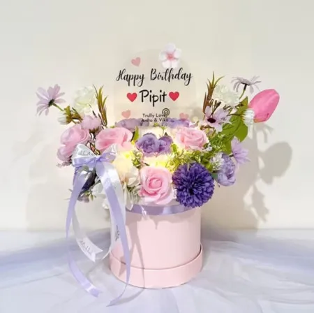 Bloom Box Akrilik Ucapan Ulang Tahun Lampung Barat